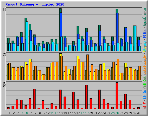 Raport Dzienny -  lipiec 2020