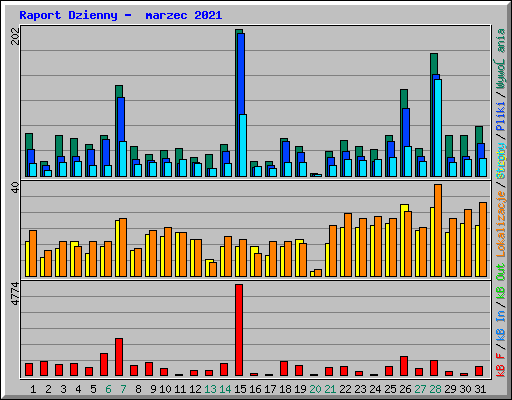 Raport Dzienny -  marzec 2021