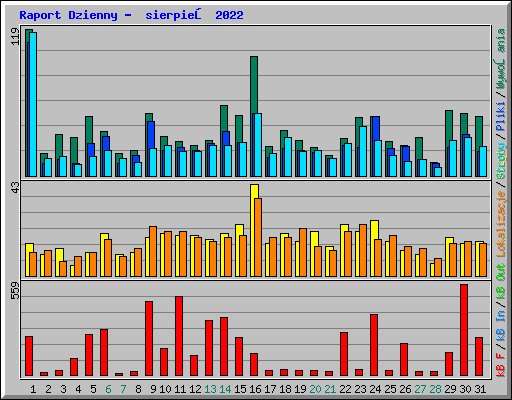 Raport Dzienny -  sierpień 2022