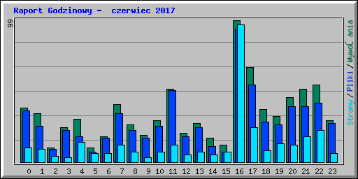 Raport Godzinowy -  czerwiec 2017