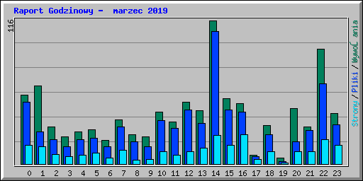 Raport Godzinowy -  marzec 2019