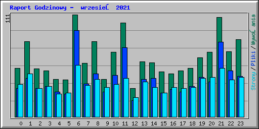 Raport Godzinowy -  wrzesień 2021