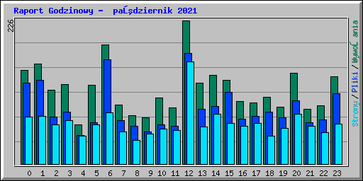 Raport Godzinowy -  październik 2021