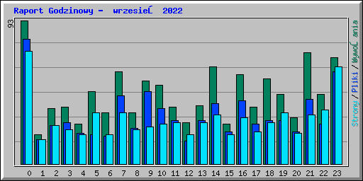 Raport Godzinowy -  wrzesień 2022